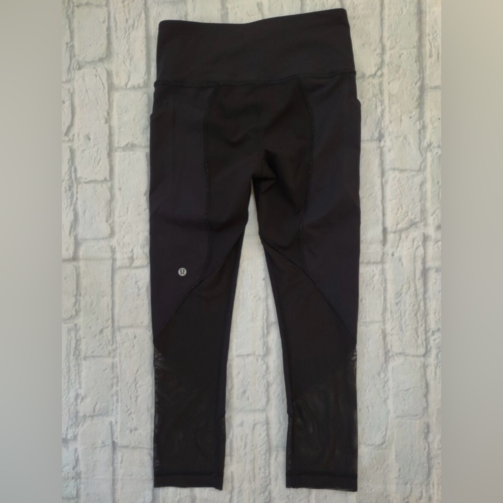 Lululemon Gait Keeper Leggings Black size 6  EUC - Picture 4 of 7
